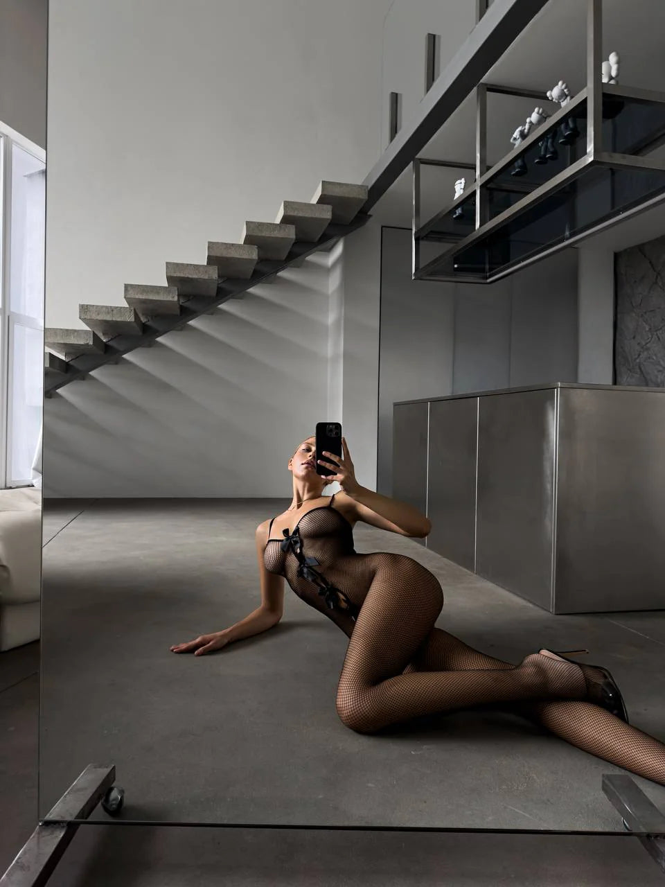 Transparan Vücut Çorabı – Loftina 2106